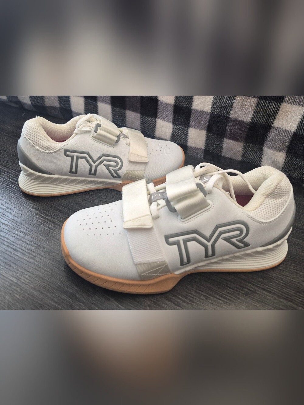 TYR White and Tan Men's Training Shoes